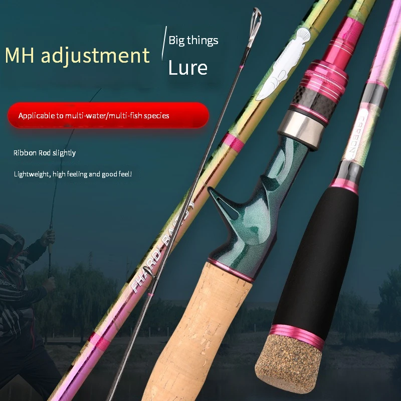 Japanese Carbon Long-Range Fast Fishing Rod, Slightly M-Adjusted, Hard-Adjusted, Colorful Luya Straight Handle Gun Handle Rod, O
Japanese Carbon Long-Range Fast Fishing Rod, Slightly M-Adjusted, Hard-Adjusted, Colorful Luya Straight Handle Gun Handle Rod, O