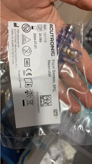 Fabian Flow sensor SPU neonatal disposable(New,Original) 
Fabian Flow sensor SPU neonatal disposable(New,Original)