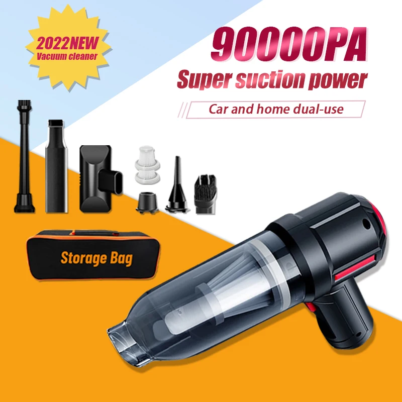 Car Vacuum Cleaner Strong Wireless Cleaner Handheld Vacuum Cleaner Cleaning Machine Portable Vaccum Cleaner Robot Home Appliance
Car Vacuum Cleaner Strong Wireless Cleaner Handheld Vacuum Cleaner Cleaning Machine Portable Vaccum Cleaner Robot Home Appliance