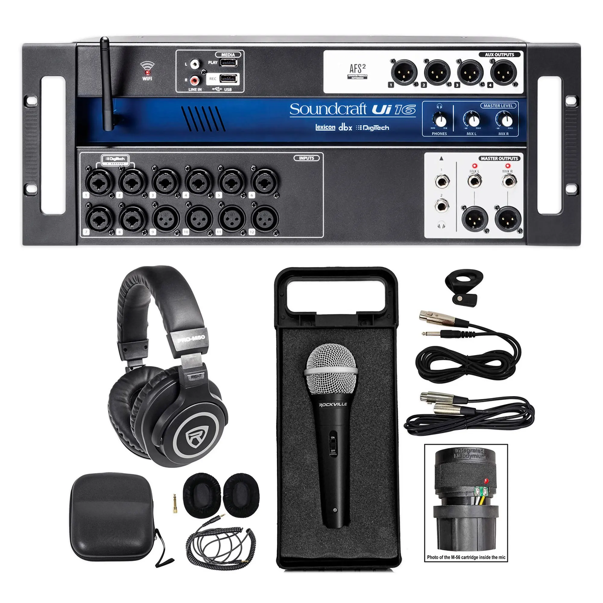 Цифровой Wi-Fi микшер Soundcraft Ui16, 16 входов, управление через приложение, запись, наушники, микрофон, новая скидка
Цифровой Wi-Fi микшер Soundcraft Ui16, 16 входов, управление через приложение, запись, наушники, микрофон, новая скидка