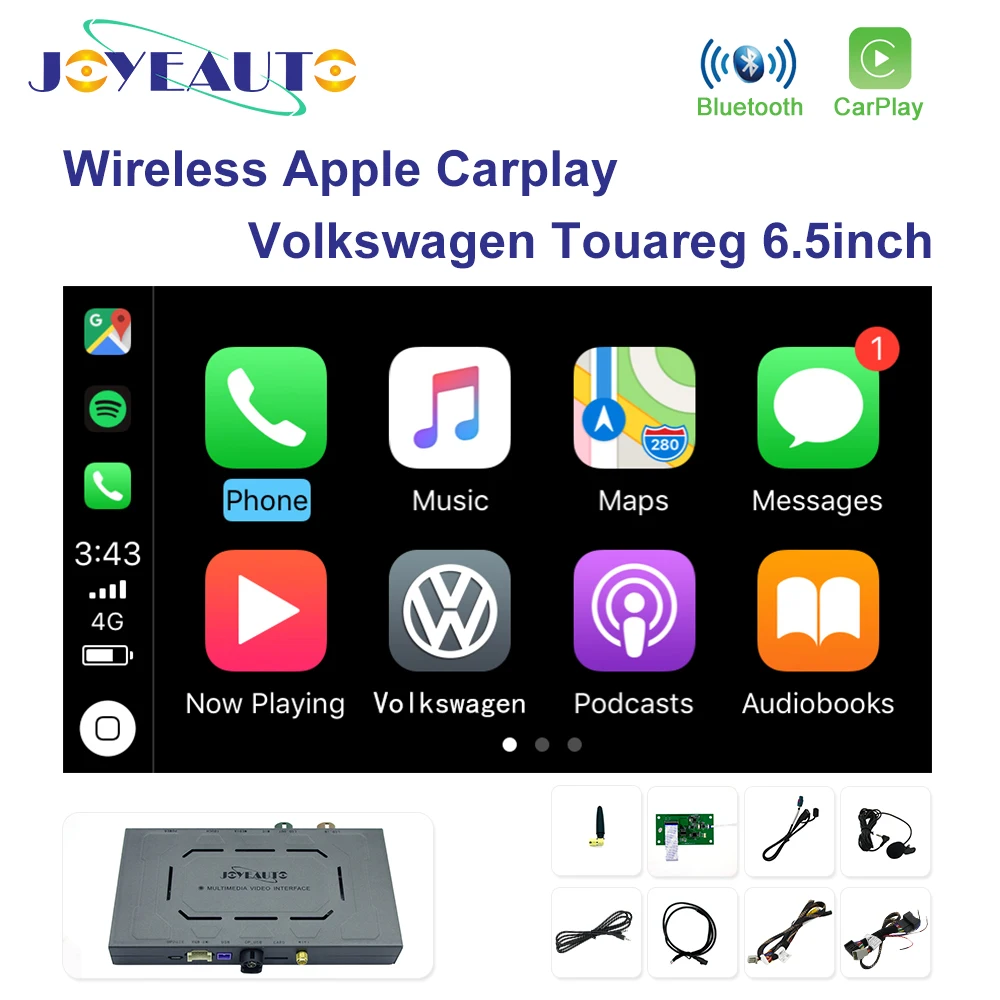 Joyeauto Wifi Wireless Apple Carplay Android for Volkswagen Touareg 2010-2017 6.5inch Netflix Radios Three System Switching
Joyeauto Wifi Wireless Apple Carplay Android for Volkswagen Touareg 2010-2017 6.5inch Netflix Radios Three System Switching