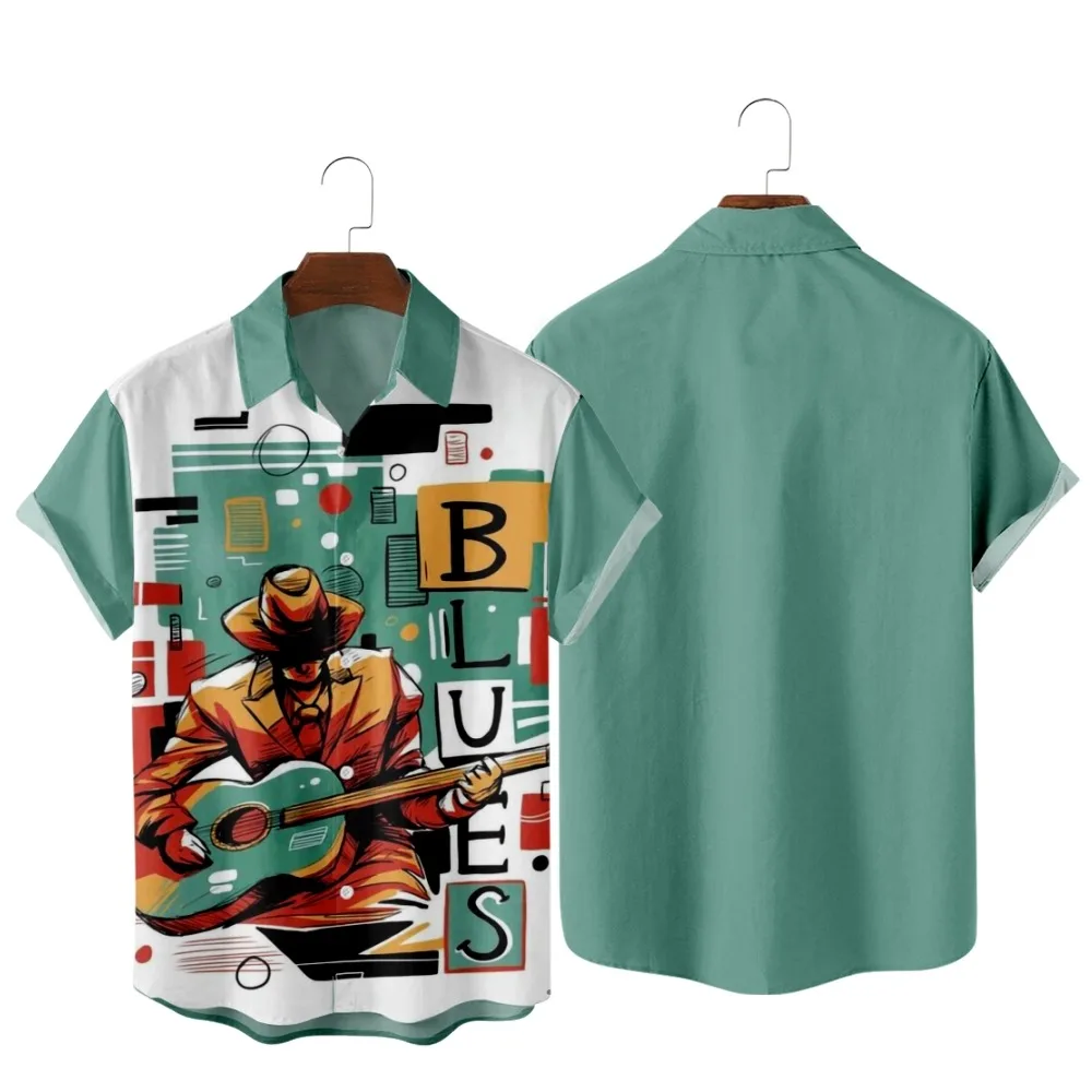 2022 Simple Style Guitar Pattern Print Shirt, Fashion Casual Hawaiian Beach Style, Summer Pocket Shirts for Men and Women
2022 Simple Style Guitar Pattern Print Shirt, Fashion Casual Hawaiian Beach Style, Summer Pocket Shirts for Men and Women