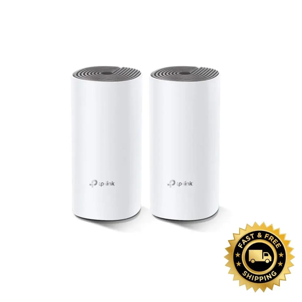 TP-Link Deco E4 2-Pack AC1200 полный домашний сетчатый Wi-Fi маршрутизатор с покрытием Сменные гигабитные порты
TP-Link Deco E4 2-Pack AC1200 полный домашний сетчатый Wi-Fi маршрутизатор с покрытием Сменные гигабитные порты