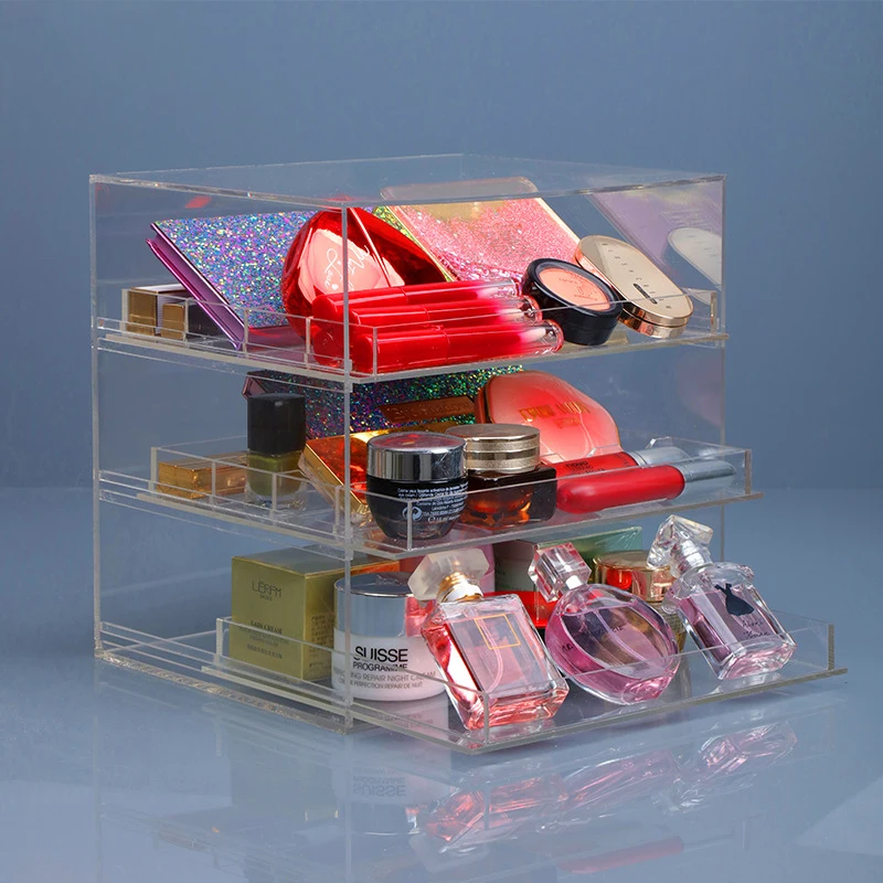 Acrylic Drawer Makeup Storage Box Multi-Layer Transparent Eye Shadow Lipstick Tray Organizer Makeup Air Cushion Powder Cake Rack
Acrylic Drawer Makeup Storage Box Multi-Layer Transparent Eye Shadow Lipstick Tray Organizer Makeup Air Cushion Powder Cake Rack