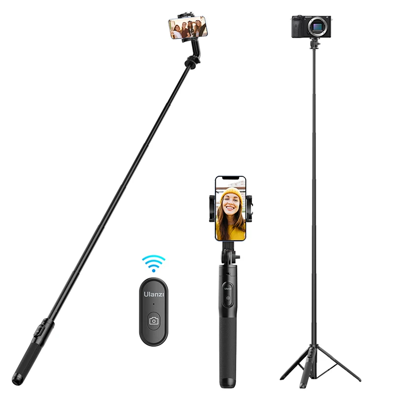 Ulanzi SK-03 1.6M Livestream Selfie 360 Rotation Bluetooth 10M Remote Control Tripod Selfie Stand with Extend Cold Shoe
Ulanzi SK-03 1.6M Livestream Selfie 360 Rotation Bluetooth 10M Remote Control Tripod Selfie Stand with Extend Cold Shoe