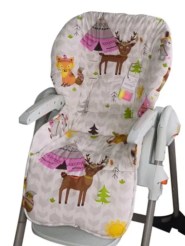 Двусторонний сменный вкладыш Стрекоза к стулу для кормления бренда Happy Baby William/Classic, Вигвам