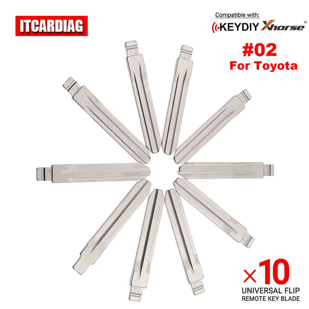 Заготовка ключа KD № 02 TOY43 для Toyota Corolla Crown Camry Highlander Corolla Vios Fukuda Auman, 10 шт./партия
Заготовка ключа KD № 02 TOY43 для Toyota Corolla Crown Camry Highlander Corolla Vios Fukuda Auman, 10 шт./партия