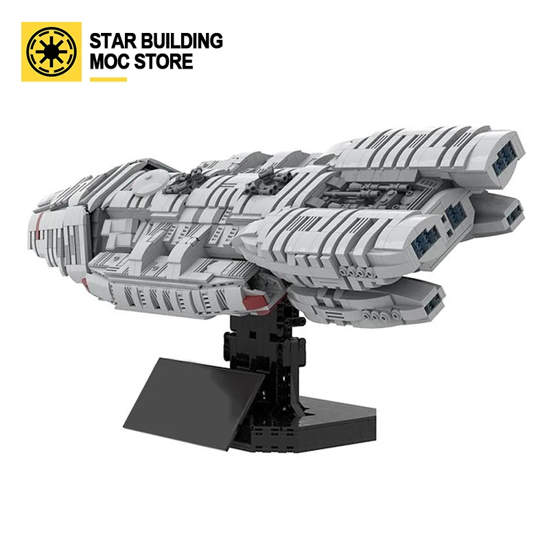 MOC Spaceship 57856 Battlestar Galactica Cylons Wars UCS Scale Battleship War Weaponn Building Blocks Kids Toys Gift
MOC Spaceship 57856 Battlestar Galactica Cylons Wars UCS Scale Battleship War Weaponn Building Blocks Kids Toys Gift