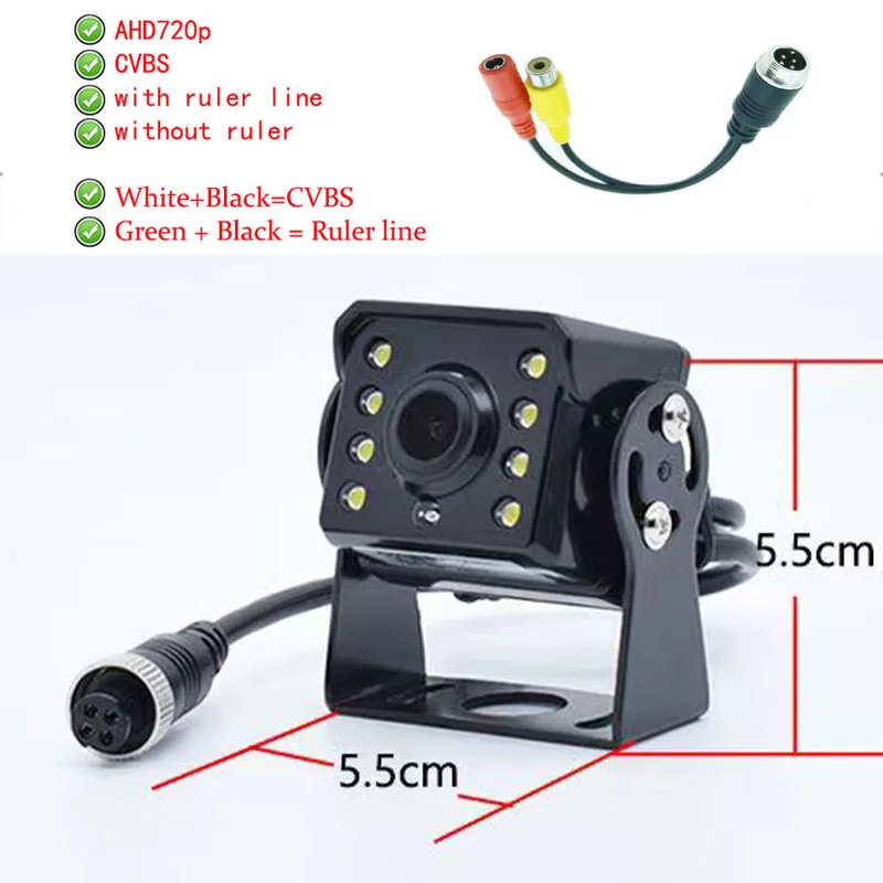 For BusCar Monitor12-36V rear view camera for trucks dvr Night Vision AHD Truck Rear View Camera High Definition Vehicle Camera
For BusCar Monitor12-36V rear view camera for trucks dvr Night Vision AHD Truck Rear View Camera High Definition Vehicle Camera