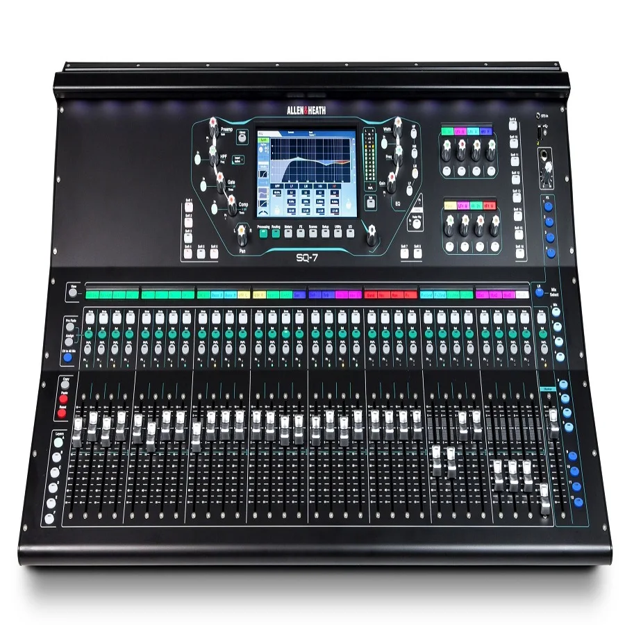 Качественный шестиядерный цифровой миксер Allen & Heath SQ-7, 48 каналов, с Моторизованными Faders 32 + 1
Качественный шестиядерный цифровой миксер Allen & Heath SQ-7, 48 каналов, с Моторизованными Faders 32 + 1