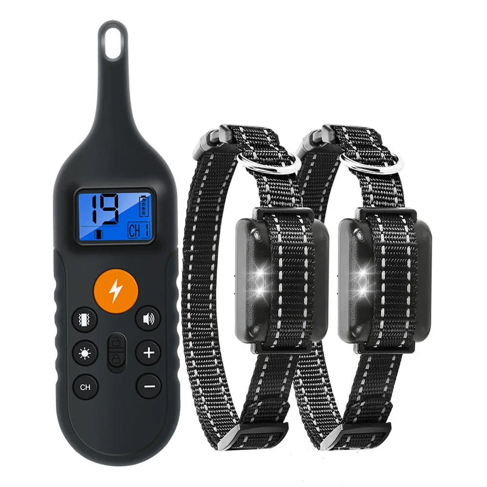 For 2 DogS 800M Distance Remote Control Waterproof Electric Shock Anti Bark Training Collar
For 2 DogS 800M Distance Remote Control Waterproof Electric Shock Anti Bark Training Collar