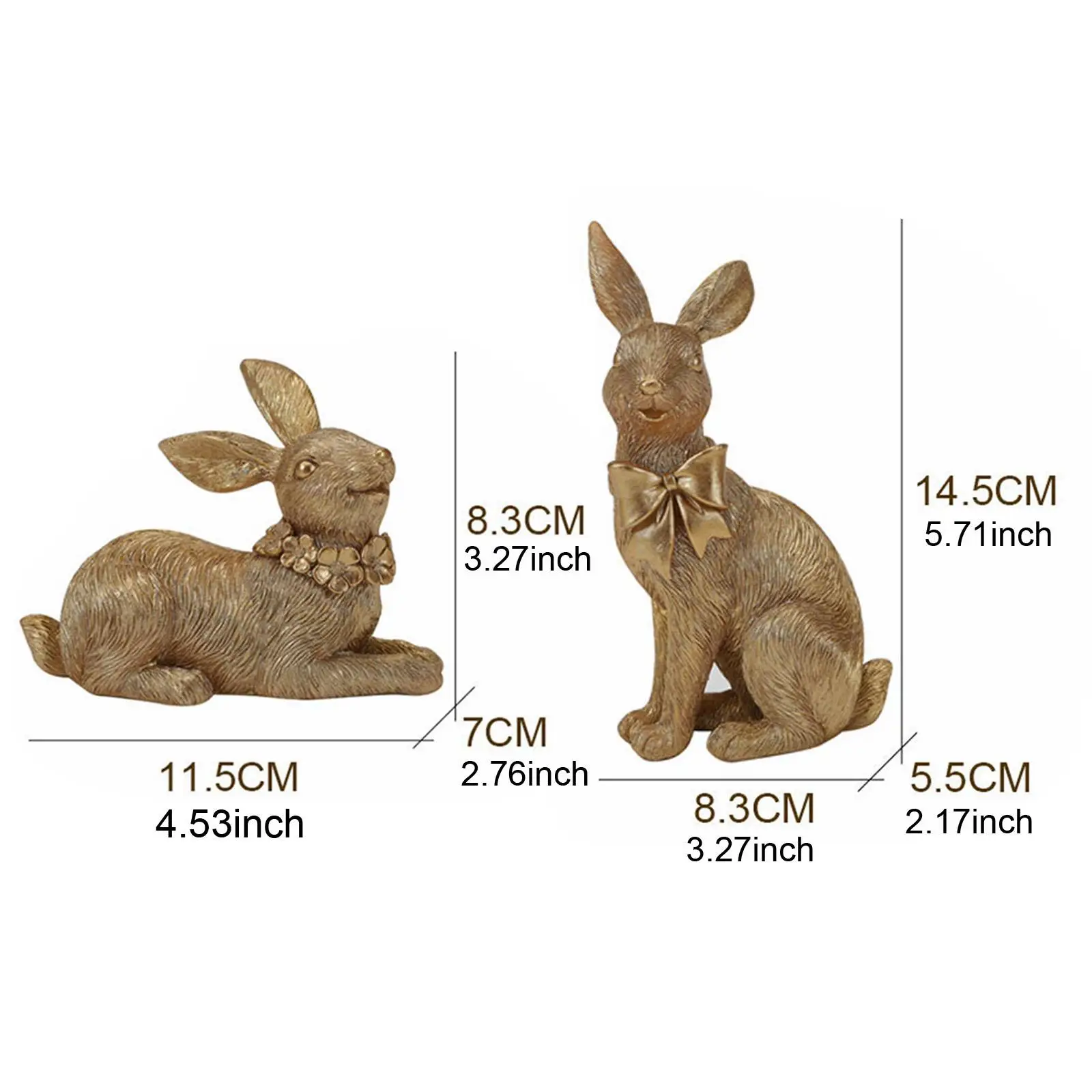 Садовые статуи кролики Serenable 2 шт.
Садовые статуи кролики Serenable 2 шт.