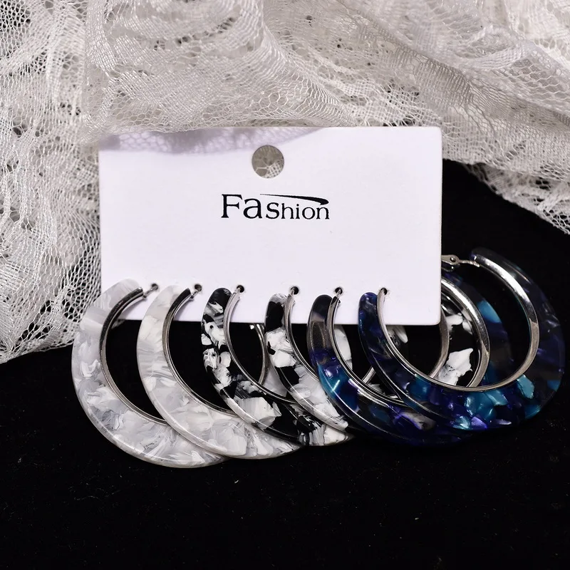 Fashion Big Circle Colorful Acrylic Earrings Set For Women Girls Leopard Print Resin Round Hoop Drop Earrings Girl Party Jewelry
Fashion Big Circle Colorful Acrylic Earrings Set For Women Girls Leopard Print Resin Round Hoop Drop Earrings Girl Party Jewelry