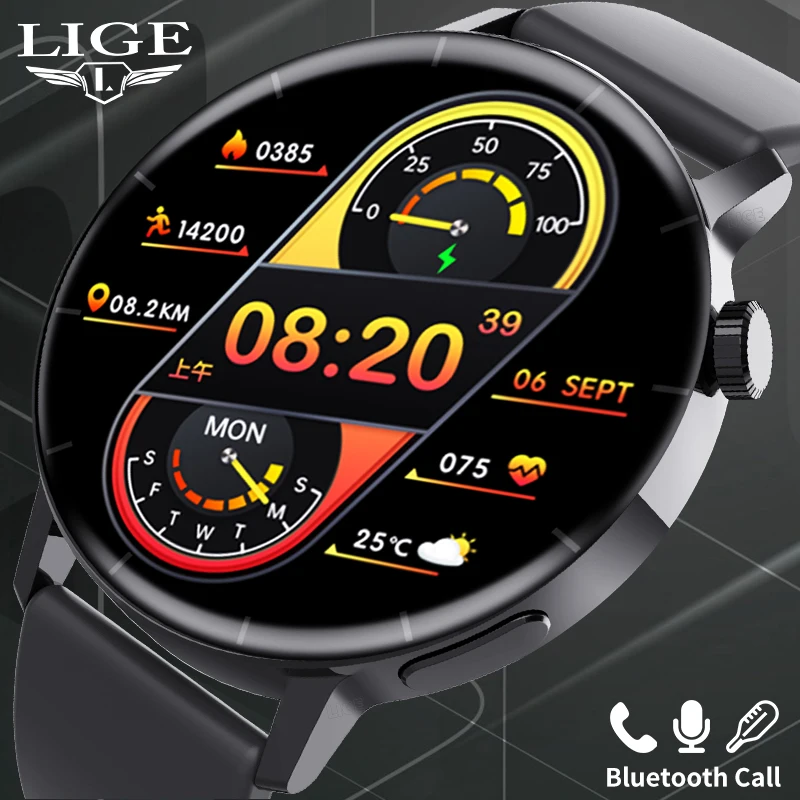 LIGE 2022 Bluetooth smart watch Men Call Body Temperature Measurement Sports Watches Waterproof For Android ios smartwatch Women
LIGE 2022 Bluetooth smart watch Men Call Body Temperature Measurement Sports Watches Waterproof For Android ios smartwatch Women
