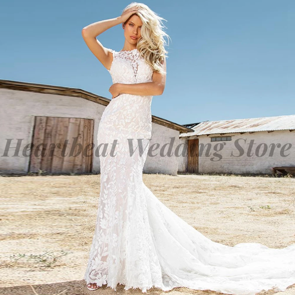 High Quality Boat Neck Wedding Dress 2023 for Brides Mermaid with Applique Court Train Backless Sleeveless Beach Robe De Mariee
High Quality Boat Neck Wedding Dress 2023 for Brides Mermaid with Applique Court Train Backless Sleeveless Beach Robe De Mariee