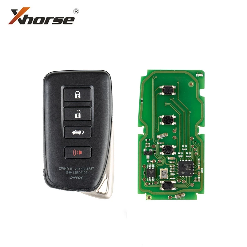 Xhorse XM смарт-ключ корпус 4 кнопки с XM смарт-ключ PCB XSTO00EN для Toyota поддержка повторного создания
Xhorse XM смарт-ключ корпус 4 кнопки с XM смарт-ключ PCB XSTO00EN для Toyota поддержка повторного создания