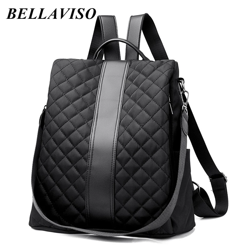 

BellaViso Elegant Oxford Women's Backpacks Female's Casual Large Capacity Waterproof Travelling Single Shoulder Bags BLBP-20
