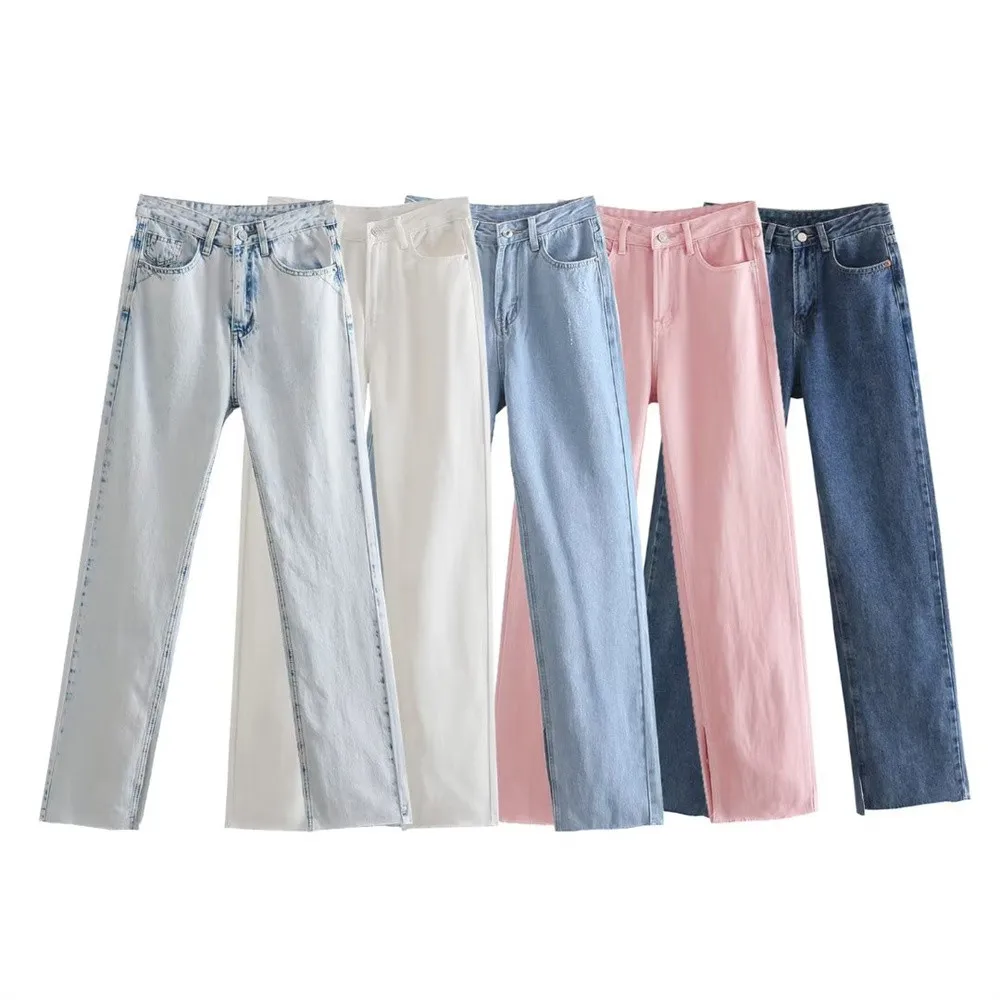 PB&ZA 2022 Autumn New Women's Clothing Trendy Commuting All-match Side Slit High Waist Slim Flared Jeans 6164067
PB&ZA 2022 Autumn New Women's Clothing Trendy Commuting All-match Side Slit High Waist Slim Flared Jeans 6164067