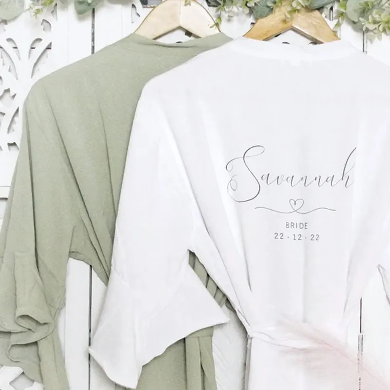 Personalised Bridesmaid Robes Ruffle Dressing Gowns Bridesmaid Proposal Custom Wedding Bridal Robe Matching Hen Party Gifts 2022
Personalised Bridesmaid Robes Ruffle Dressing Gowns Bridesmaid Proposal Custom Wedding Bridal Robe Matching Hen Party Gifts 2022