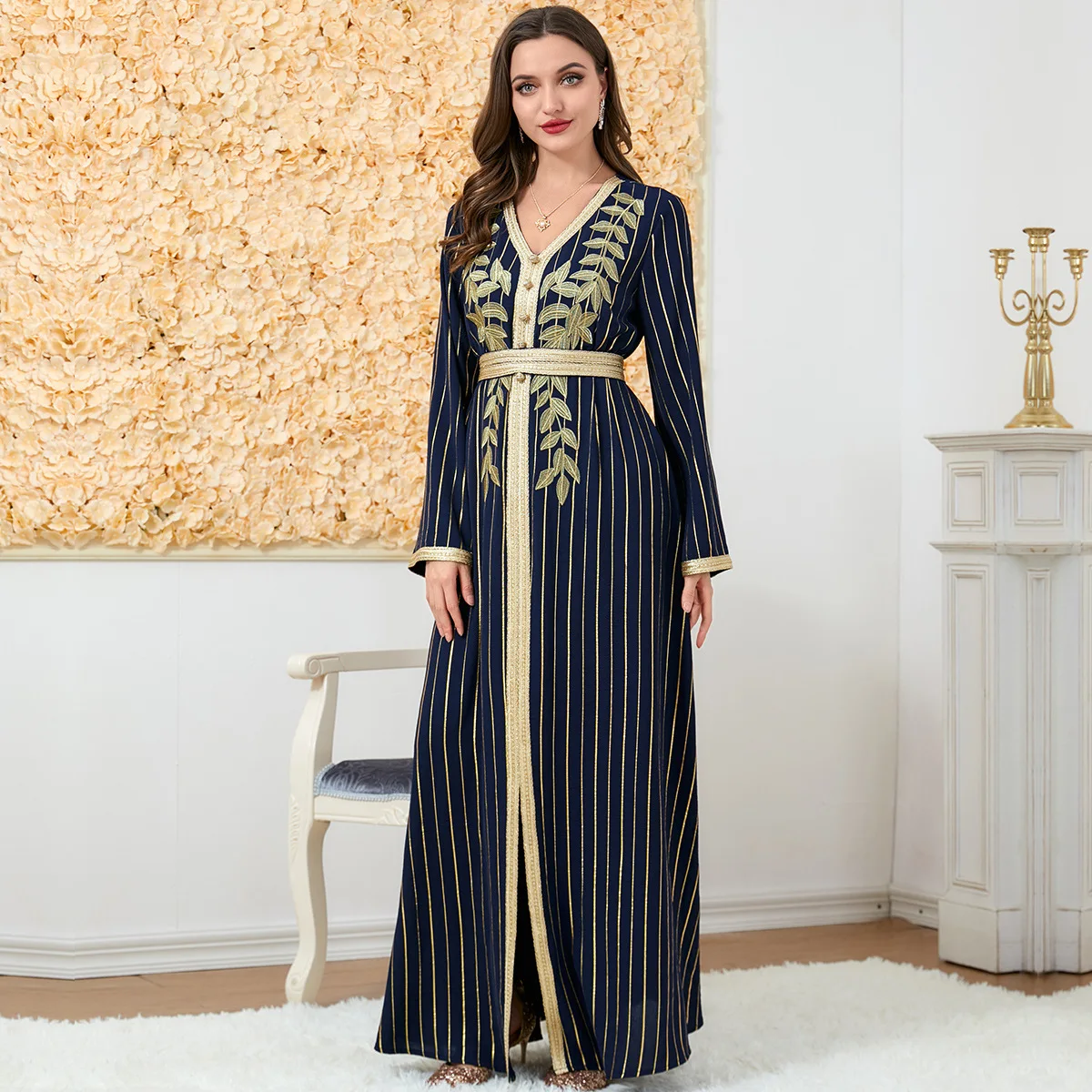 2023 New Black Color Abaya Women'S Evening Muslim Women'S Clothing Moroccan Caftan Luxury Woman Wedding Turkish Long Dres
2023 New Black Color Abaya Women'S Evening Muslim Women'S Clothing Moroccan Caftan Luxury Woman Wedding Turkish Long Dres