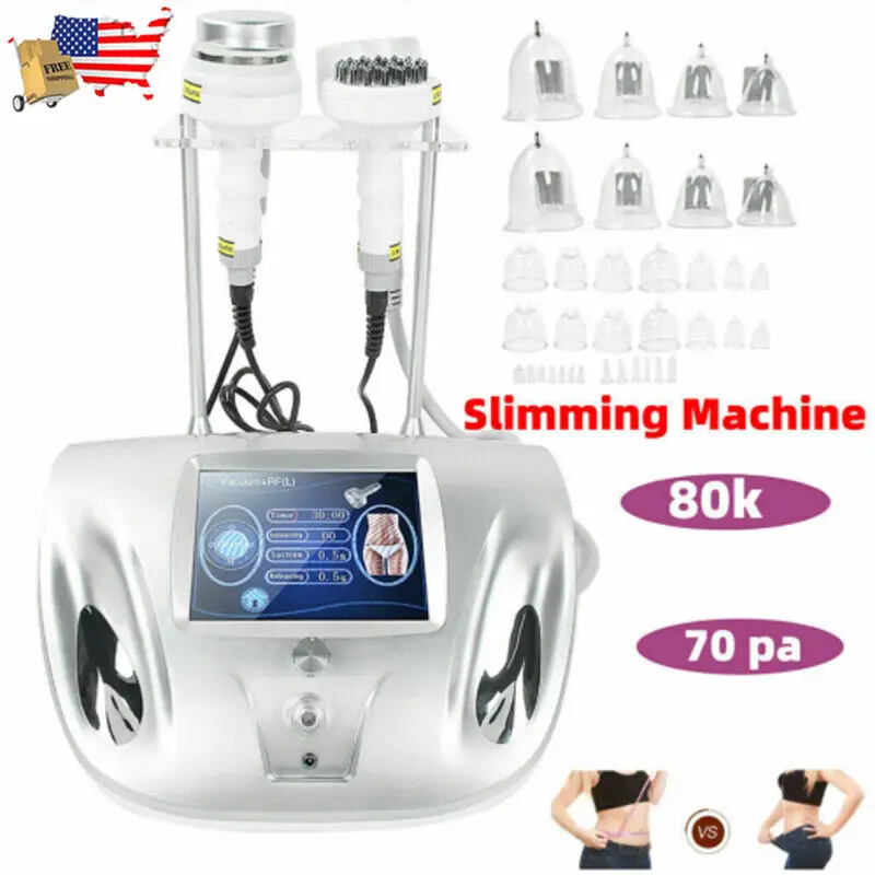 

80k Cavitation Breast Lift Vacuum RF Body Massage Slimming Beauty Machine Fat Removal Breast Enlargement Butt Enhancement