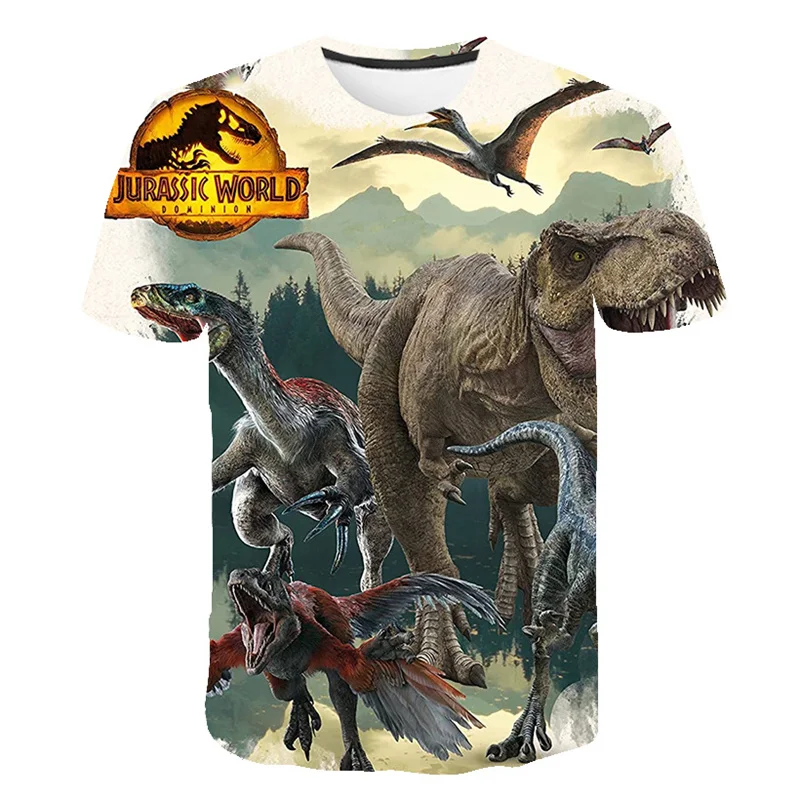 New Kids Boys Girls Summer Dinosaur Jurassic World Dominion T-shirts Short Sleeved T Shirt 3 4 5 6 7 8-14 Year Children Clothin
New Kids Boys Girls Summer Dinosaur Jurassic World Dominion T-shirts Short Sleeved T Shirt 3 4 5 6 7 8-14 Year Children Clothin