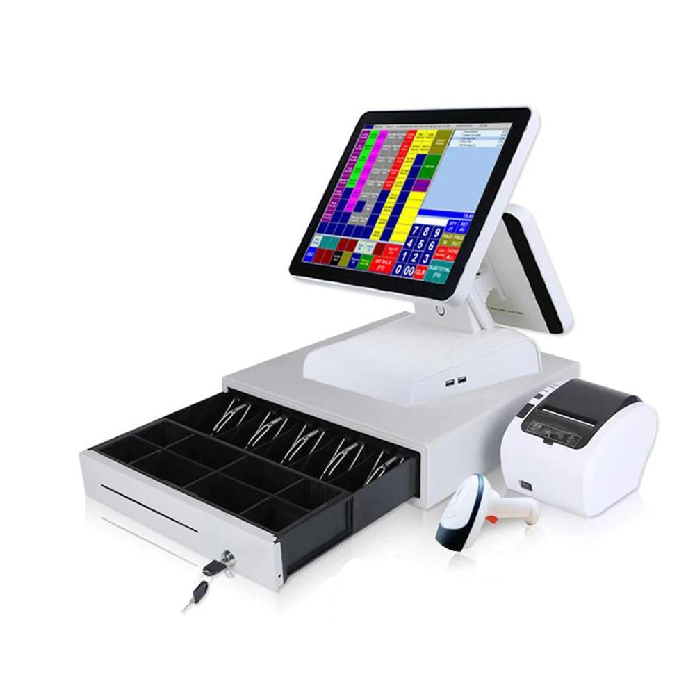 

ComPOSxb Windows Electronic Touch Pos Terminal J1900/ 4GB/ 64GB Cashier Machine Cash Register Pos all in one Pos System