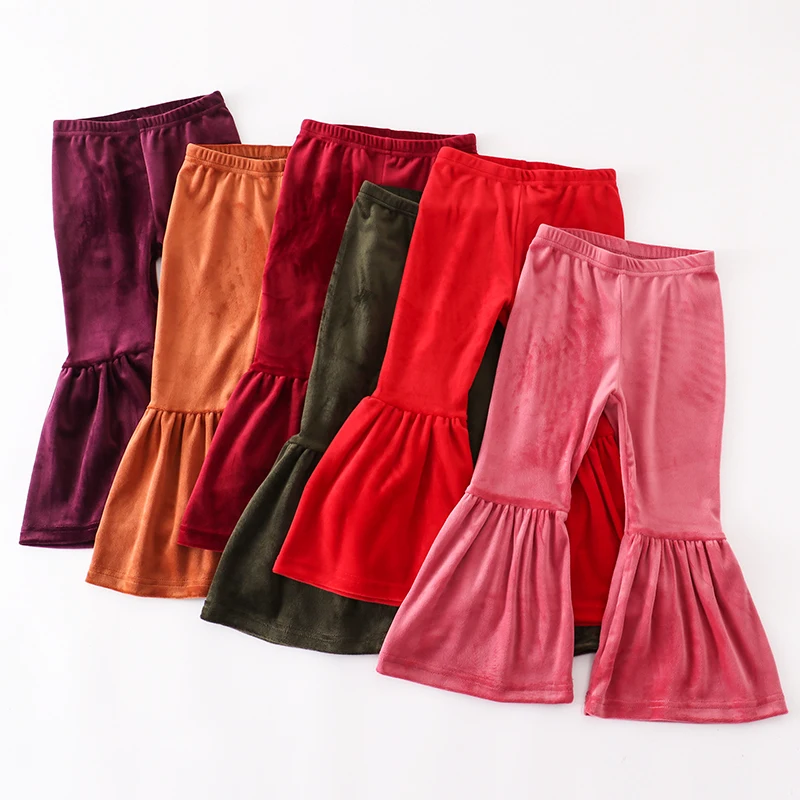 Girlymax Fall/winter Baby Girls Kidswear Outfits Children Velvet Wine Boot Cut Tight Bell-bottoms Pants Elastic All-match
Girlymax Fall/winter Baby Girls Kidswear Outfits Children Velvet Wine Boot Cut Tight Bell-bottoms Pants Elastic All-match