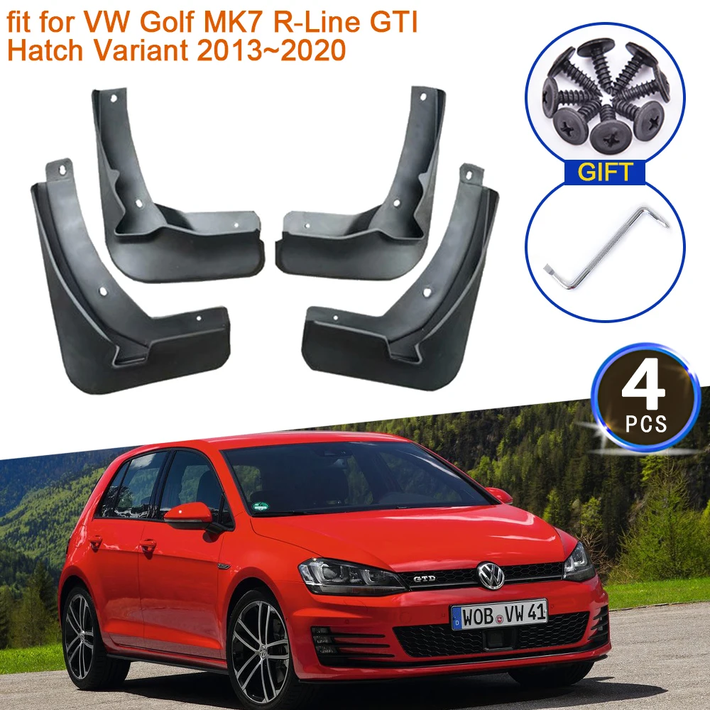4x for VW Golf MK7 R-Line GTI Hatch Variant 2013~2020 Volkswage Mudguards Splash Guards Mudflap Front Wheels Fender Accessories
4x for VW Golf MK7 R-Line GTI Hatch Variant 2013~2020 Volkswage Mudguards Splash Guards Mudflap Front Wheels Fender Accessories