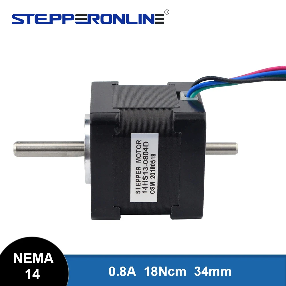 Шаговый двигатель STEPPERONLINE Nema 14 1.8° 18 Нсм
Шаговый двигатель STEPPERONLINE Nema 14 1.8° 18 Нсм