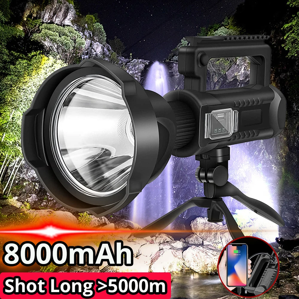 Brightest LED Flashlight Powerful P900 Torch Waterproof Fishing Lantern USB Rechargeable Spotlight Searchlight Shot Long 5000m
Brightest LED Flashlight Powerful P900 Torch Waterproof Fishing Lantern USB Rechargeable Spotlight Searchlight Shot Long 5000m