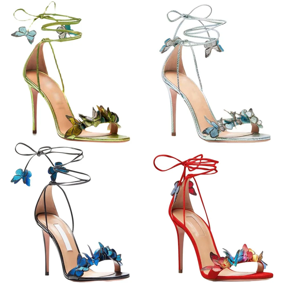 2022 Summer New Women Stiletto High Heel Butterfly Lace-up Ankle Strap Sandals Sexy Bridal Evening Party Fashion Shoes 36-CHC-26
2022 Summer New Women Stiletto High Heel Butterfly Lace-up Ankle Strap Sandals Sexy Bridal Evening Party Fashion Shoes 36-CHC-26