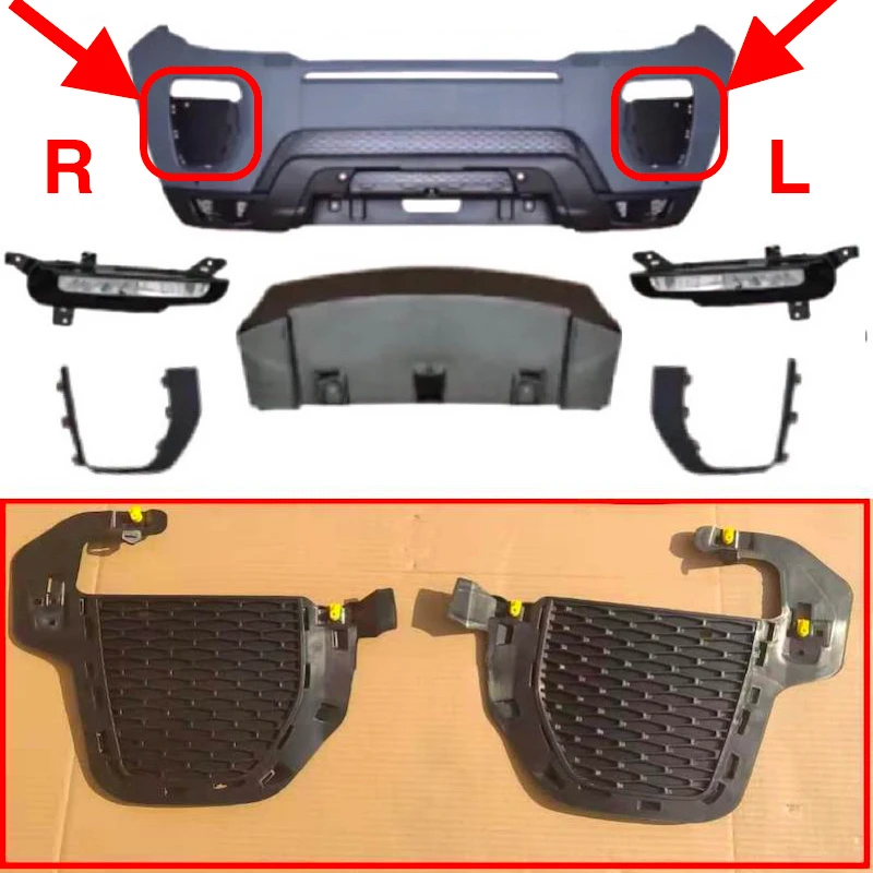 ROLLSROVER Front Bumper Fog Lamp Grille Bezel For Range Rover Evoque Dynamic 2016-2018
ROLLSROVER Front Bumper Fog Lamp Grille Bezel For Range Rover Evoque Dynamic 2016-2018