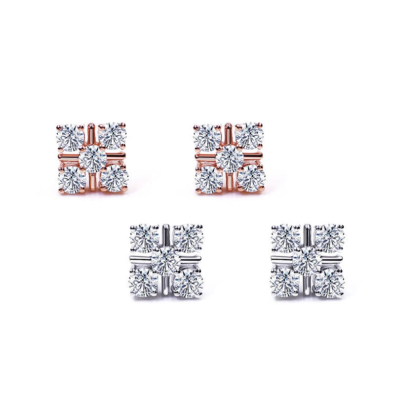 Tianyu Gems 1ctw D Color Moissanite Stud Earrings Women 925 Silver Round White Diamonds Earring Wedding 18K Gold Plated Jewelry
Tianyu Gems 1ctw D Color Moissanite Stud Earrings Women 925 Silver Round White Diamonds Earring Wedding 18K Gold Plated Jewelry