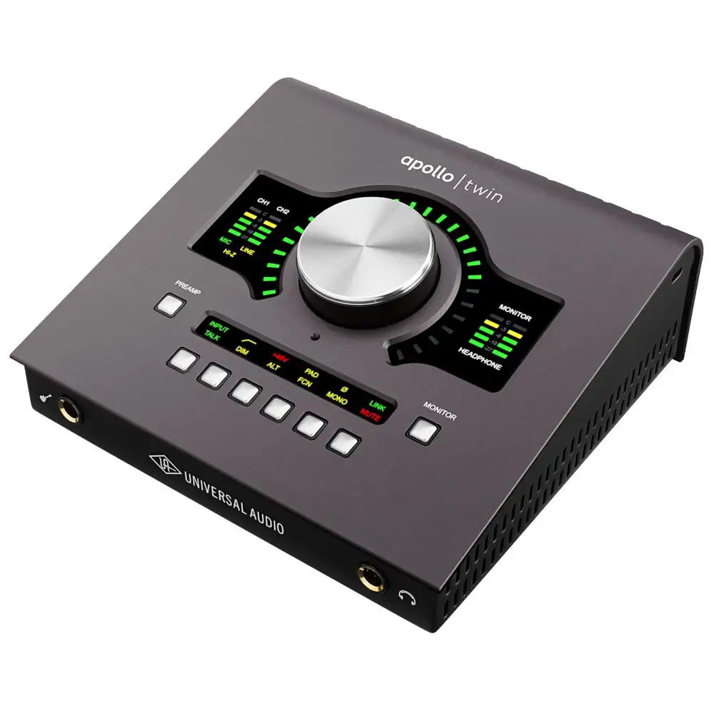 HIGH QUALITY ON Universal Audio Apollo Twin X DUO Heritage Edition 10x6 Thunderbolt Audio Interface with UAD DSP
HIGH QUALITY ON Universal Audio Apollo Twin X DUO Heritage Edition 10x6 Thunderbolt Audio Interface with UAD DSP