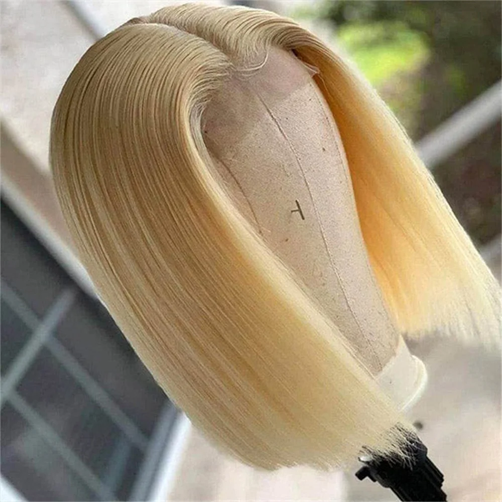 Blonde Bob Wig Human Hair 613 Blonde 13x4 13x6 Transparent Lace Frontal Wig Made Lace Front Bob Wigs for Women 180 Density
Blonde Bob Wig Human Hair 613 Blonde 13x4 13x6 Transparent Lace Frontal Wig Made Lace Front Bob Wigs for Women 180 Density