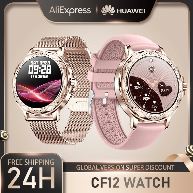 Huawei Smartwatch CF12 Women Female Multi Sport Modes Fitness Tracker Waterproof Fashionable Ladies Bracelet for Android Apple
Huawei Smartwatch CF12 Women Female Multi Sport Modes Fitness Tracker Waterproof Fashionable Ladies Bracelet for Android Apple