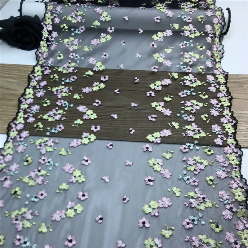 Black Elastic Tulle Lace Trim DIY Garment Accessories Sewing Crafts Colors Daisy Flowers Embroidery Lace Trim for Needle Work
Black Elastic Tulle Lace Trim DIY Garment Accessories Sewing Crafts Colors Daisy Flowers Embroidery Lace Trim for Needle Work