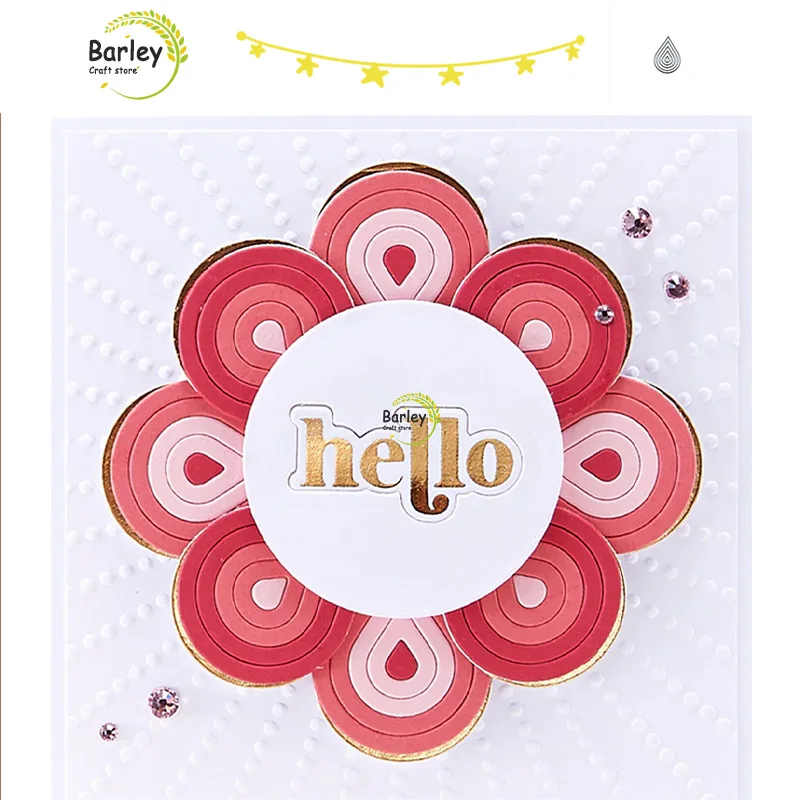 Water Droplets Flower Cutting Dies Scrapbook Album Cover Greeting Card DIY Decorative Paper Cards Making Tool
Water Droplets Flower Cutting Dies Scrapbook Album Cover Greeting Card DIY Decorative Paper Cards Making Tool