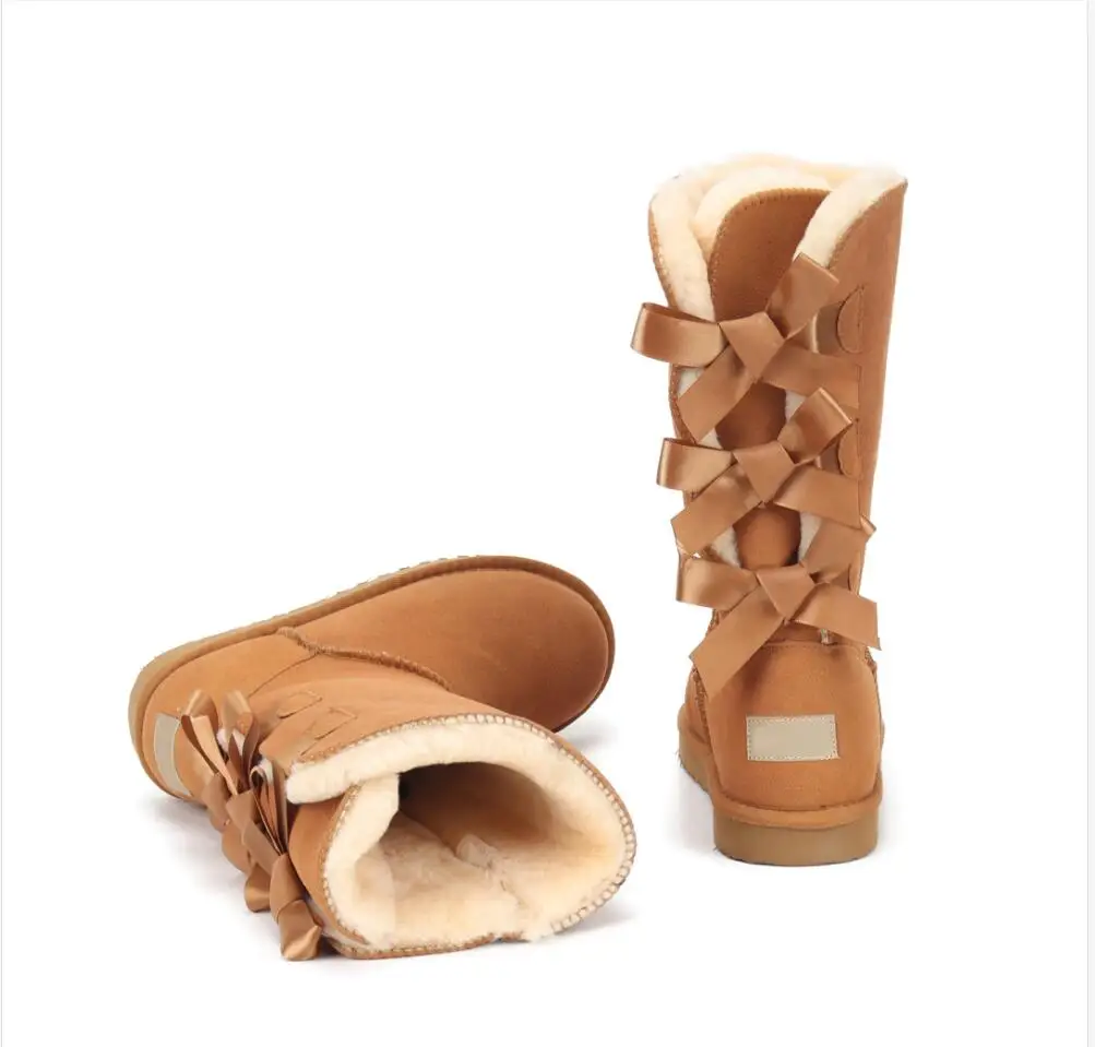

designer boots australia tasman womens platform winter booties girl snow boot ankle bow mini fur Bowtie shoes high boots