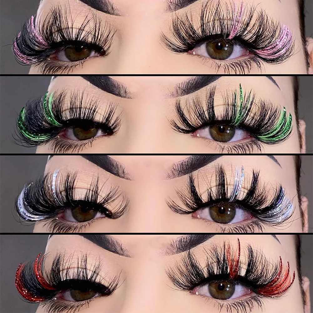 Драматические блестящие накладные цветные ресницы оптом Популярные Красочные норковые ресницы для косплея Многоразовые Накладные полноразмерные ресницы поставщик
Драматические блестящие накладные цветные ресницы оптом Популярные Красочные норковые ресницы для косплея Многоразовые Накладные полноразмерные ресницы поставщик