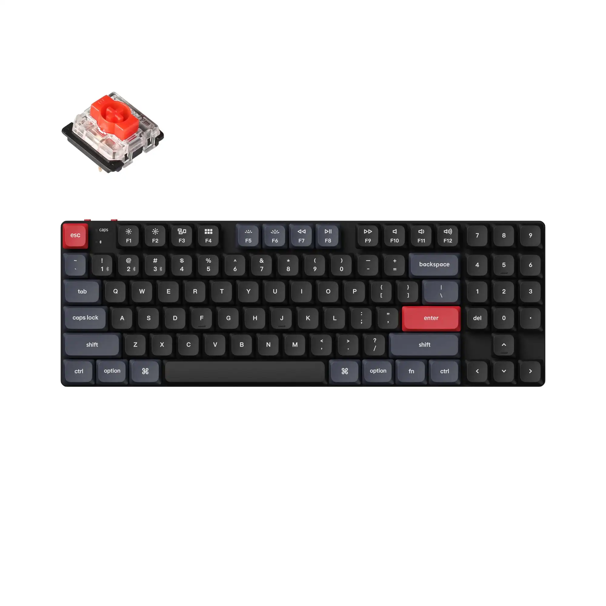 Клавиатура Механическая Keychron K13 Pro B, программируемая, с RGB Подсветкой
Клавиатура Механическая Keychron K13 Pro B, программируемая, с RGB Подсветкой