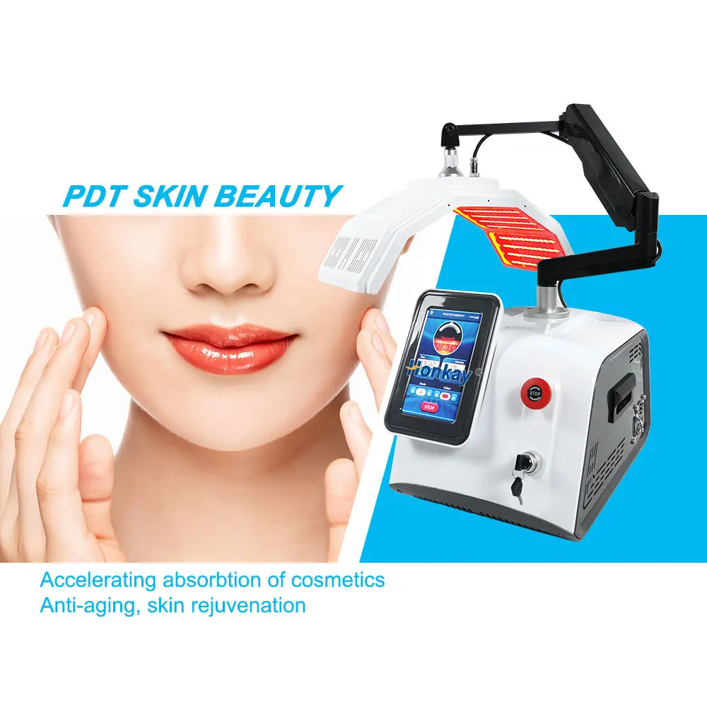 

Multifunctional PDT Light Therapy Machine Desktop Vertical Photodynamic Skin Rejuvenation Acne Treatment With 273 Lamps