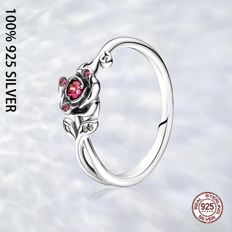 Fit Original Authentic 925 Sterling Silver Beauty and the Beast Rose Ring For Women Fashion Luxury Wedding Jewelry
Fit Original Authentic 925 Sterling Silver Beauty and the Beast Rose Ring For Women Fashion Luxury Wedding Jewelry