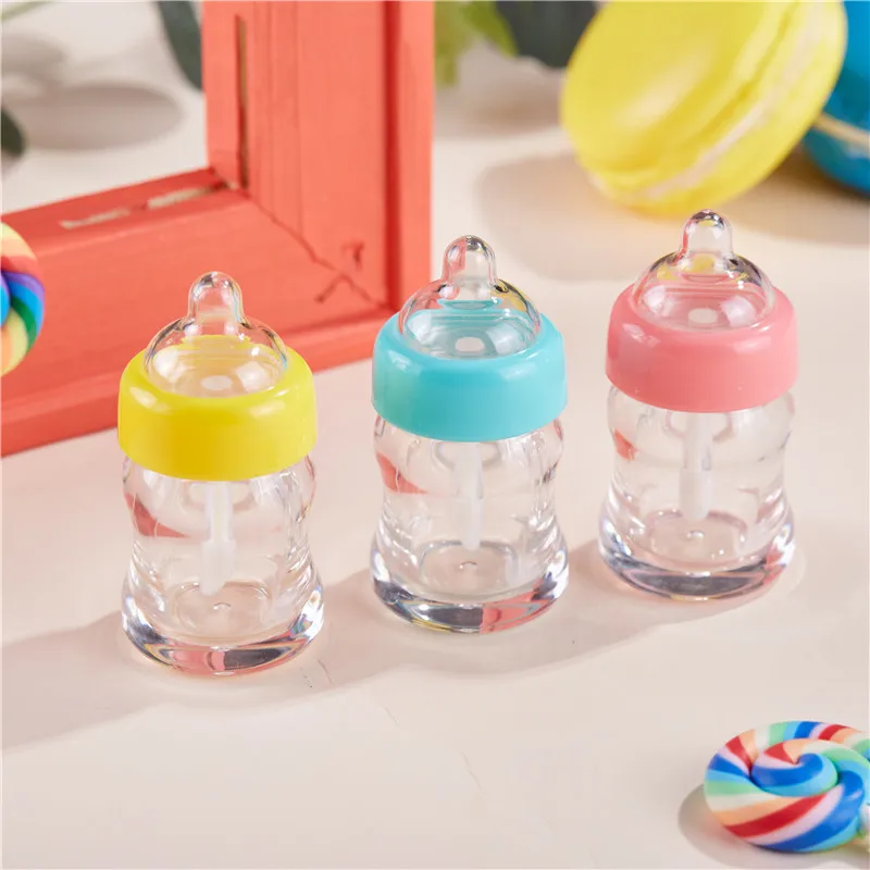 10Pcs Baby Bottle Lip Gloss Tube Lip Glaze Container Refillable Milk Bottle Empty Plastic Transparent Holder for DIY Makeup 
10Pcs Baby Bottle Lip Gloss Tube Lip Glaze Container Refillable Milk Bottle Empty Plastic Transparent Holder for DIY Makeup