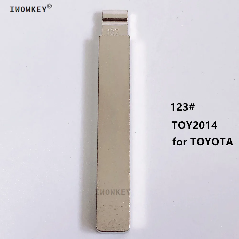 10 pcs/lot #123 Metal Blank Uncut Flip KD VVDI Remote Key Blade lishi TOY2014 for TOYOTA New Models COROLLA LEVIN
10 pcs/lot #123 Metal Blank Uncut Flip KD VVDI Remote Key Blade lishi TOY2014 for TOYOTA New Models COROLLA LEVIN