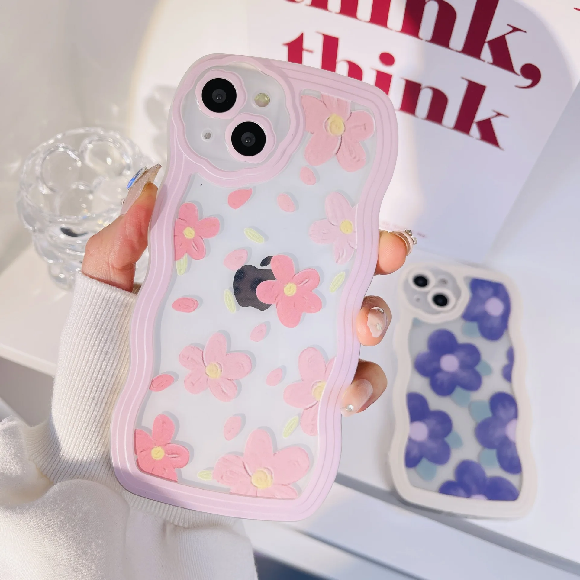 Cute Floral Print Lovely Curly Wave Phone Case For iPhone 13 11 12 Pro XS Max X XR 7 8 Transparent Sillicone TPU Back Cover
Cute Floral Print Lovely Curly Wave Phone Case For iPhone 13 11 12 Pro XS Max X XR 7 8 Transparent Sillicone TPU Back Cover