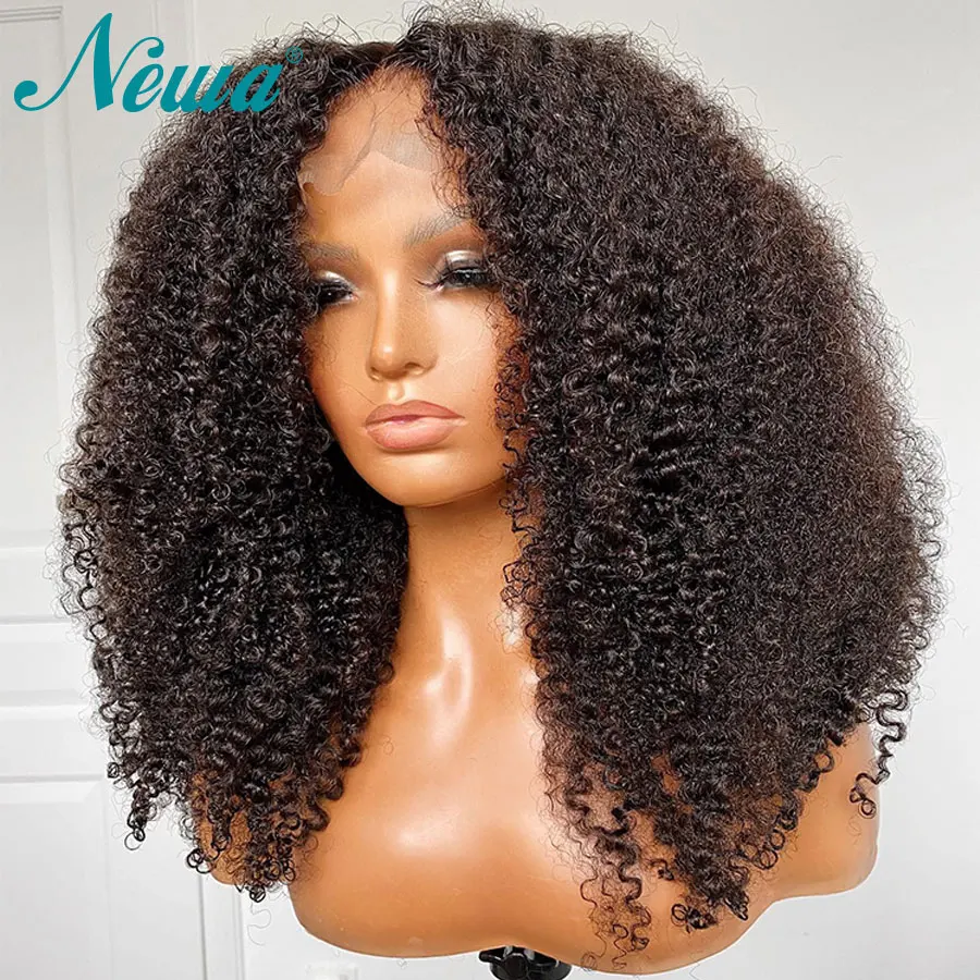 Newa Curly Human Hair Wigs For Women 13X6 Lace Frontal Wig Glueless Kinky Curly Transparent Lace Wigs Pre Plucked Bleached Knots
Newa Curly Human Hair Wigs For Women 13X6 Lace Frontal Wig Glueless Kinky Curly Transparent Lace Wigs Pre Plucked Bleached Knots