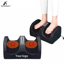 Electric Foot Massage Deep Muscles Shiatsu Therapy Relax Health Care Infrared Heating Body Massager Heat Kneading Roller Salud