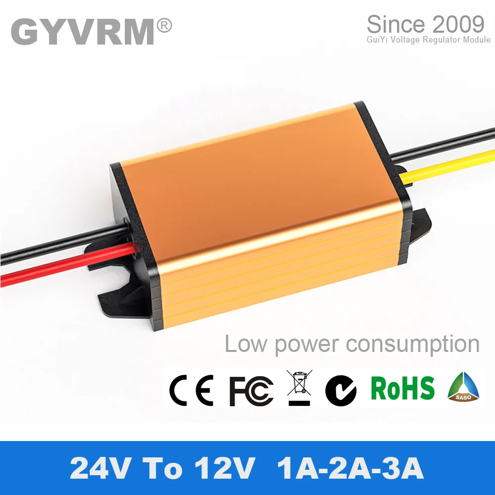 GYVRM Step-down Regulator Short Circuit Overvoltage Overheat Protection Power Conversion 24V to 12V1A2A3A ReductionVoltageModule
GYVRM Step-down Regulator Short Circuit Overvoltage Overheat Protection Power Conversion 24V to 12V1A2A3A ReductionVoltageModule